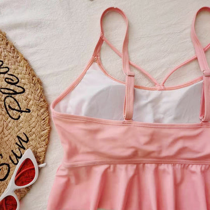 Flattering Tankini Set — Women's Two Piece Bathing Suit