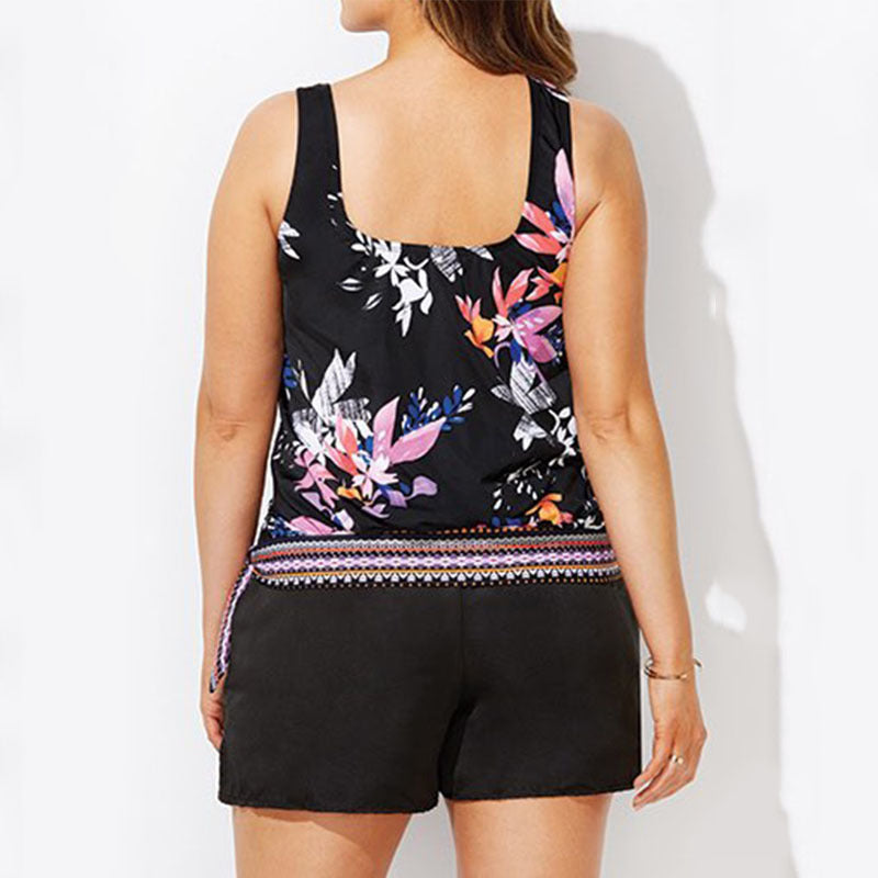 Flattering Tankini Set — Women's Two Piece Bathing Suit