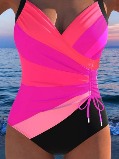 Backless Tankini Set — Women's Flattering Two Piece Swimsuit