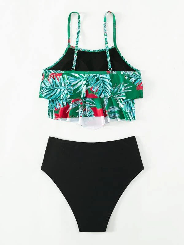 Flattering Tankini Set — Women's Two Piece Bathing Suit