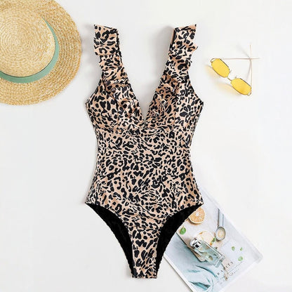 Ruffle One Piece Swimsuit — Women's Flattering Bathing Suit 3