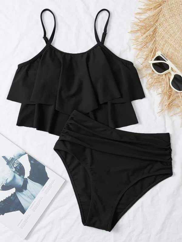 Flattering Tankini Set — Women's Two Piece Bathing Suit