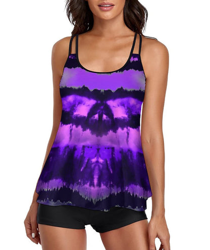 Flattering Tankini Set — Women's Two Piece Bathing Suit