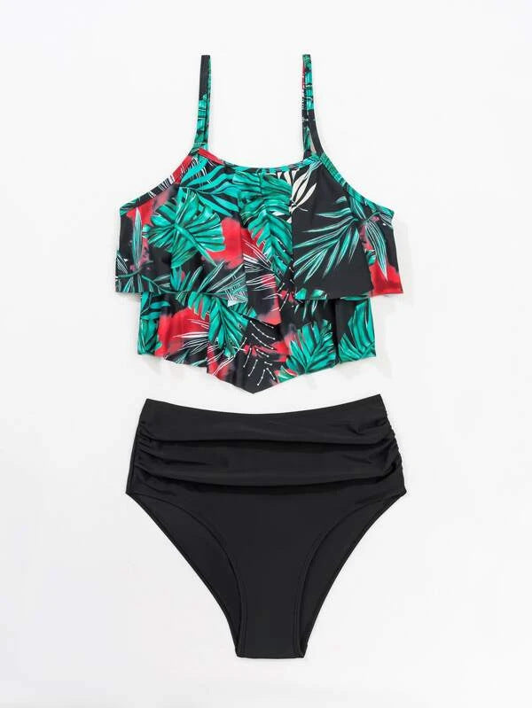 Flattering Tankini Set — Women's Two Piece Bathing Suit